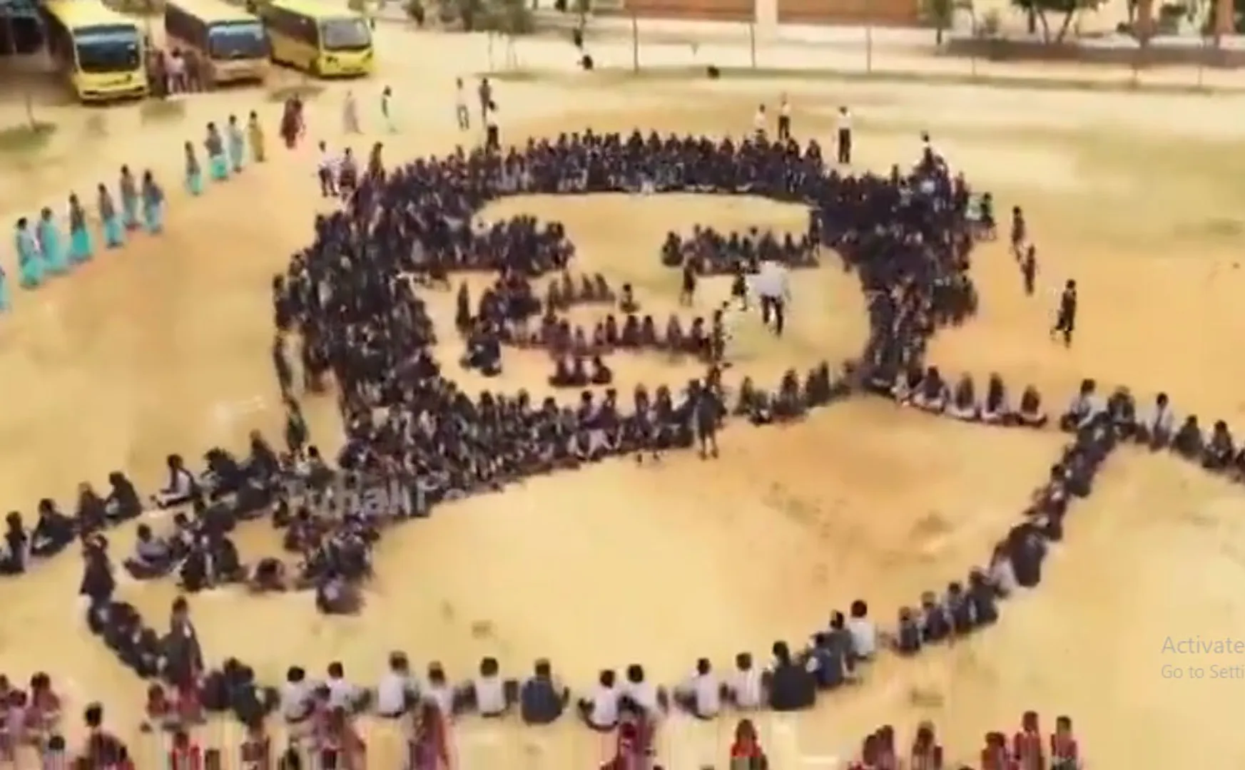 Sonu Sood birthday 1200 Students art 