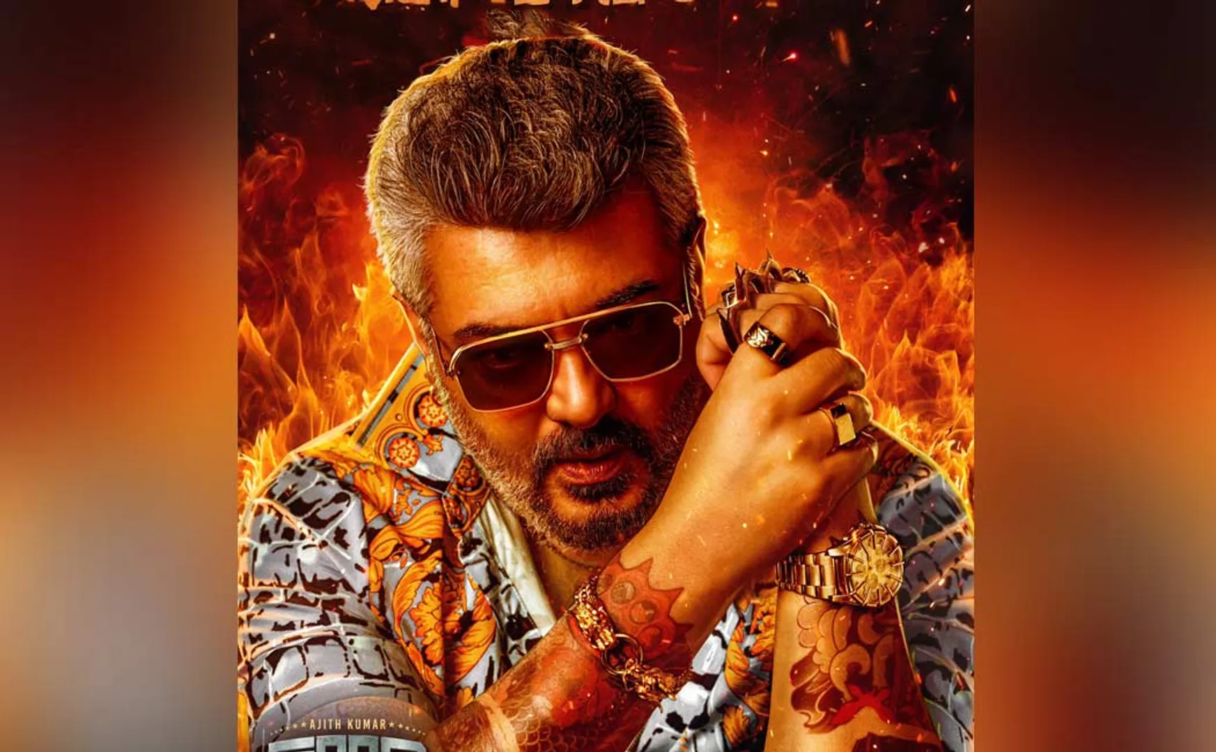 good bad ugly released poster for ajith 32 years in cinema  