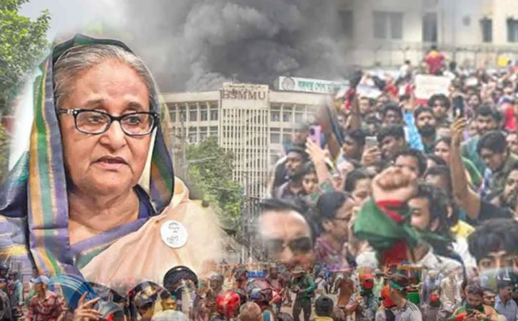 Sheikh Hasina took refuge in India after resigning as Prime Minister