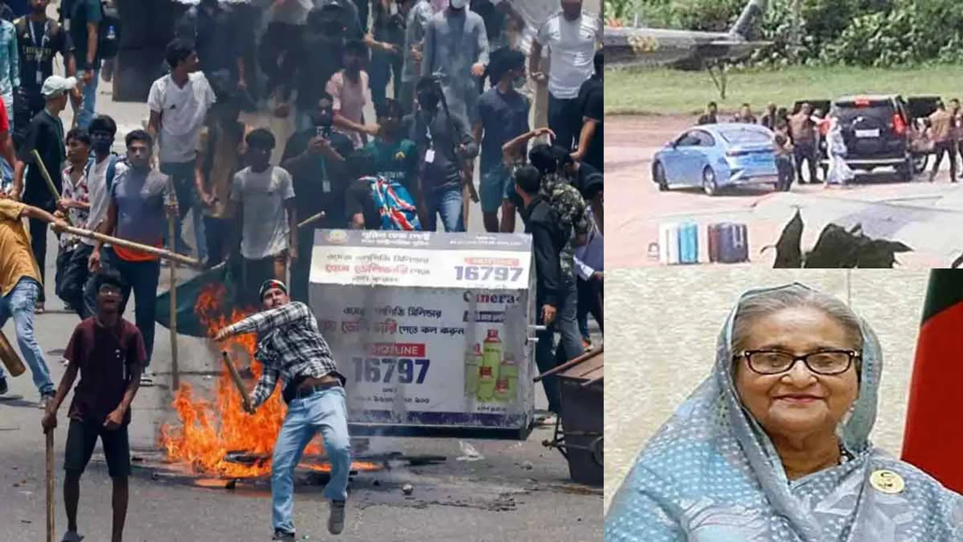Is Sheikh Hasina looking for refuge? 