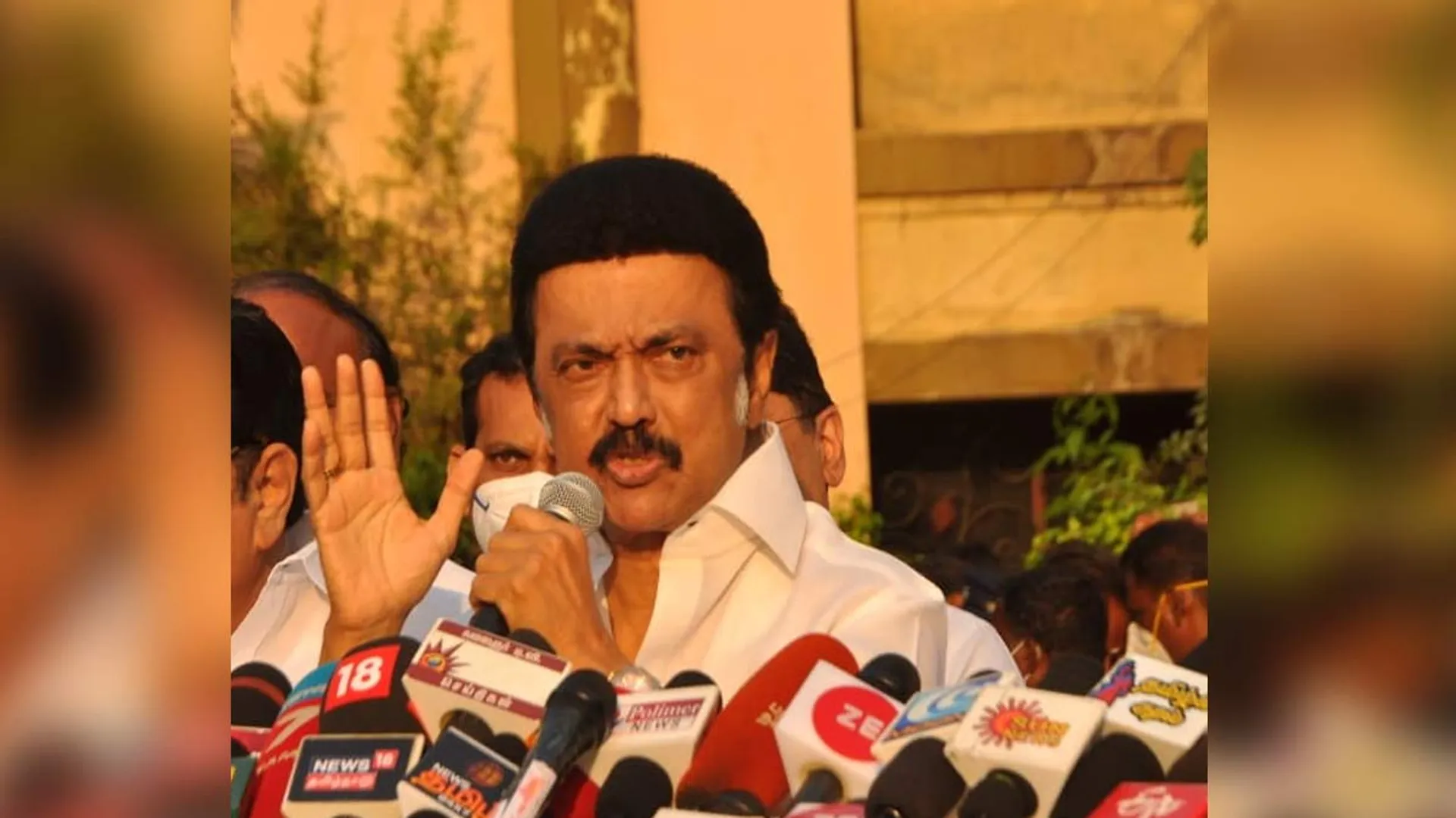 Chief Minister M.K.Stalin replied in a rhyming manner, "It is strong but not ripe."