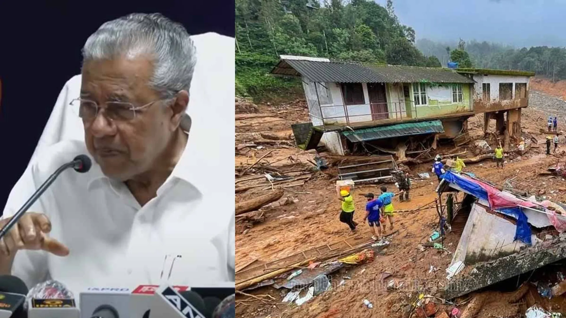 Pinarayi Vijayan condemns 'This is an act of insult to those who lost their lives in the landslide'