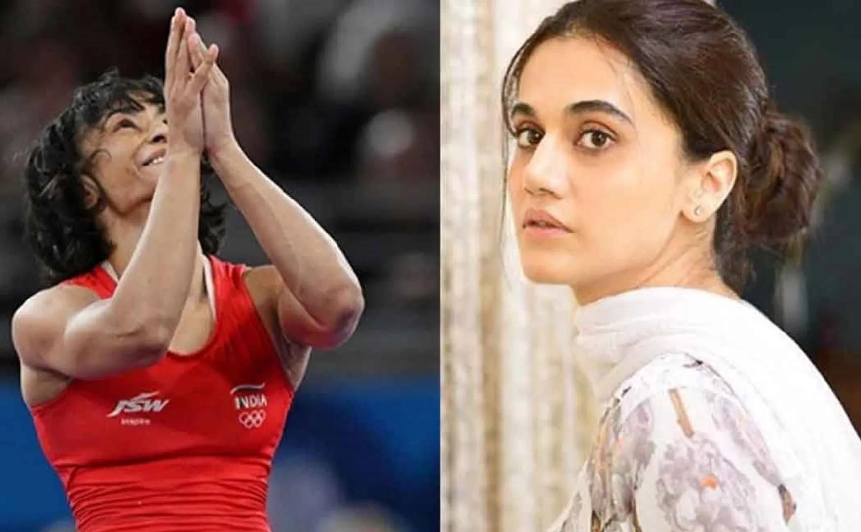 tapsee about vinesh phogath disqualified