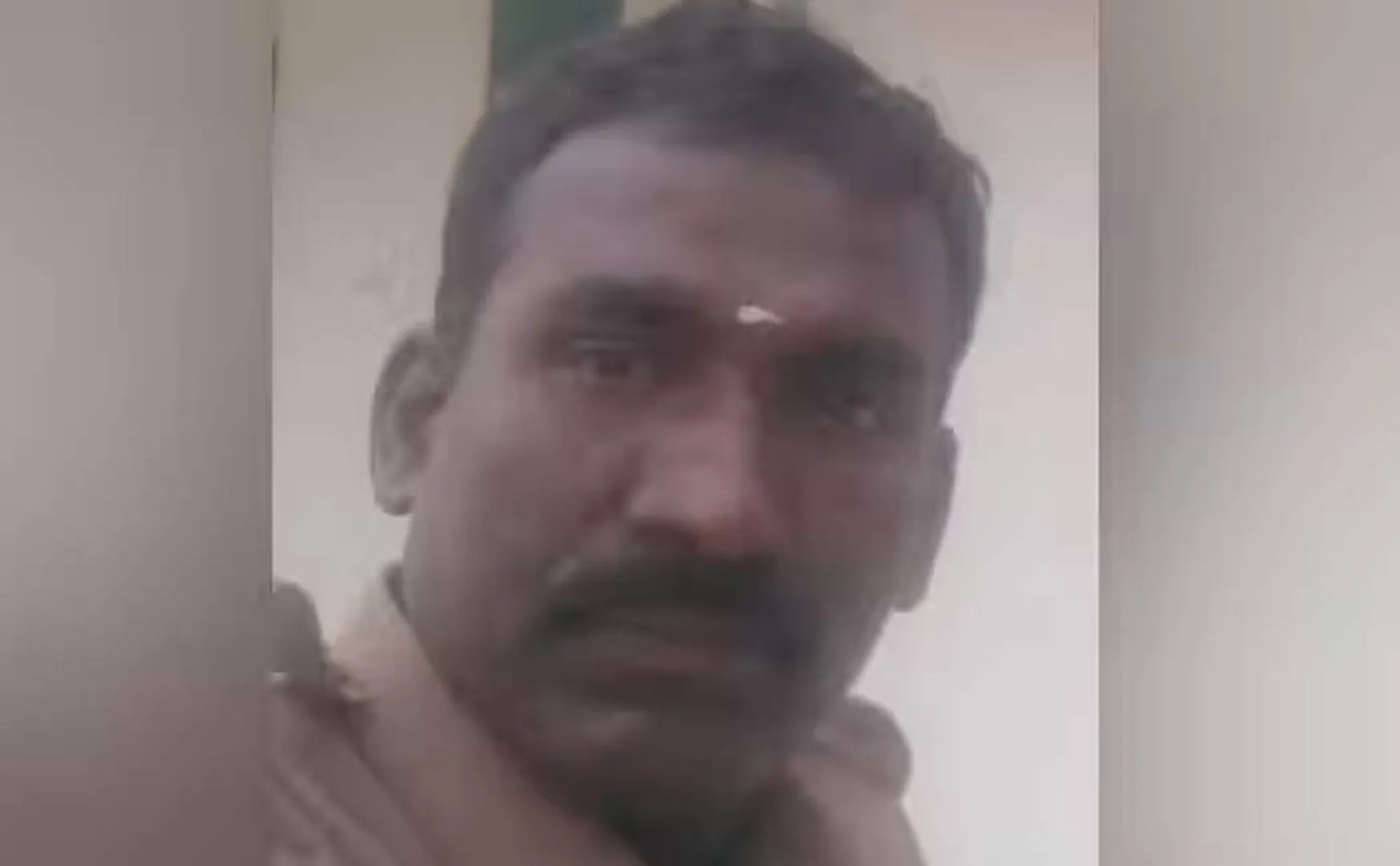 policeman misbehave by threatening the girl who was standing alone