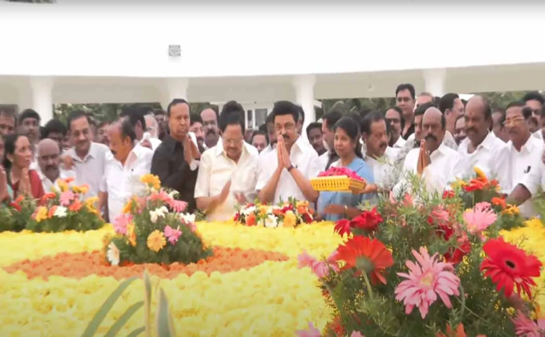 CM MK Stalin Respect for kalaignar Memorial Day