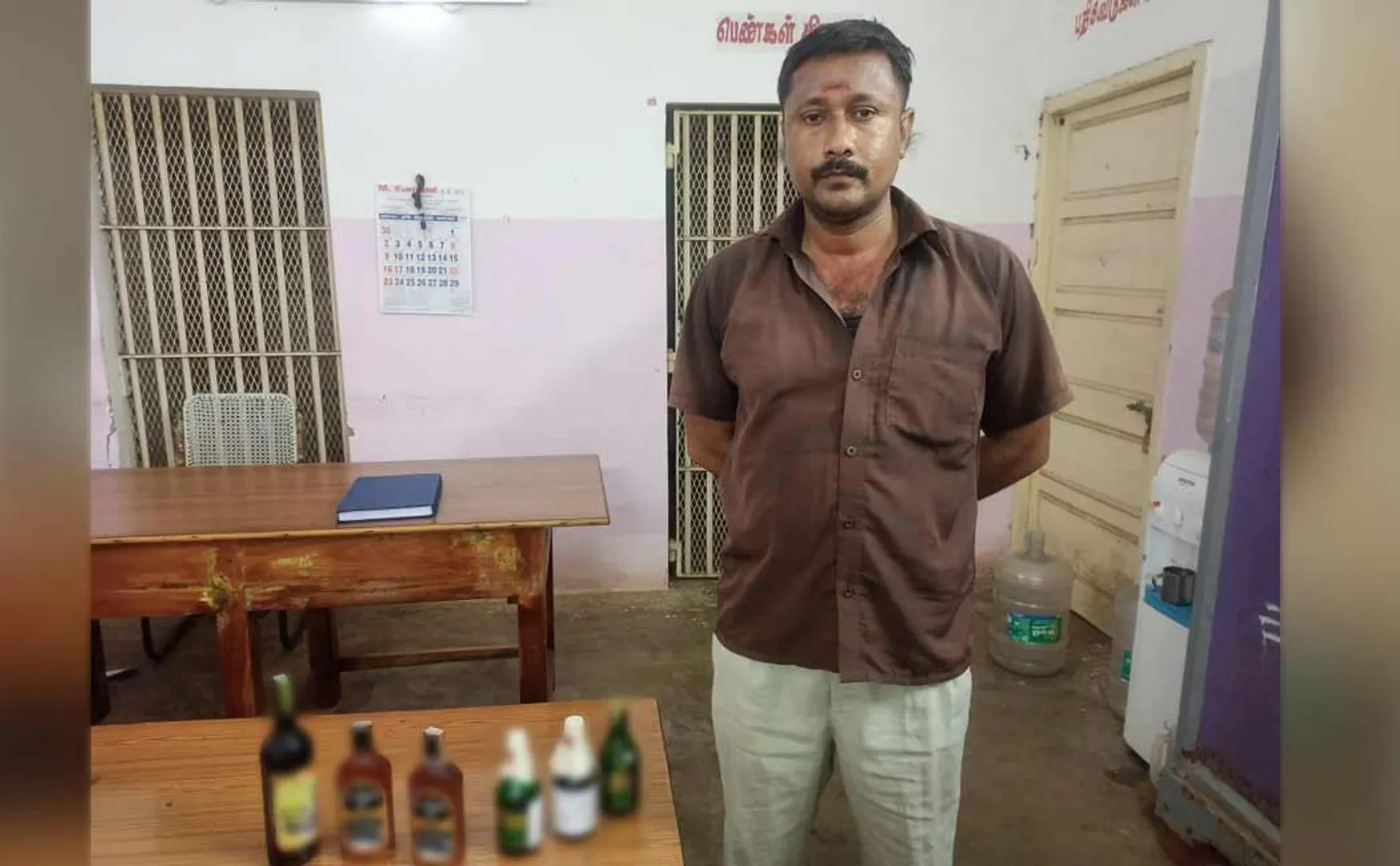 BJP district secretary arrested for smuggling and selling alcohol  