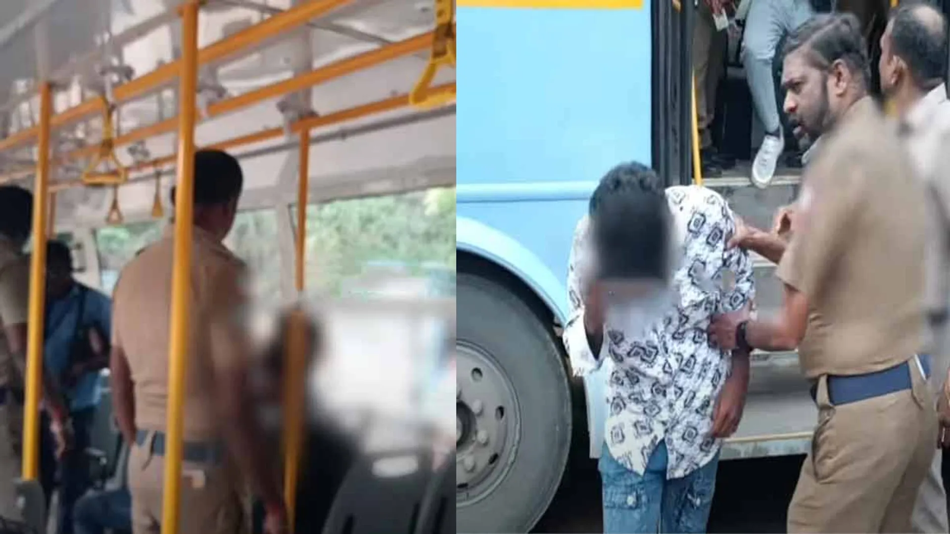 Atrocity on Government Bus; The police were shocked when they checked the bag