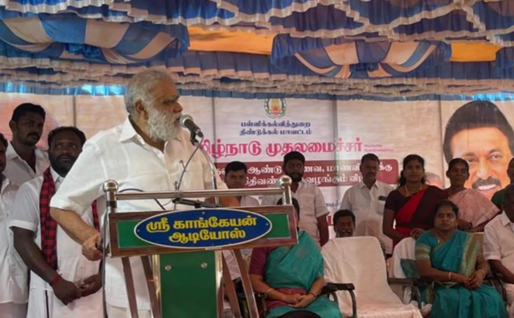 Students should study diligently and succeed in life says I. Periyasamy