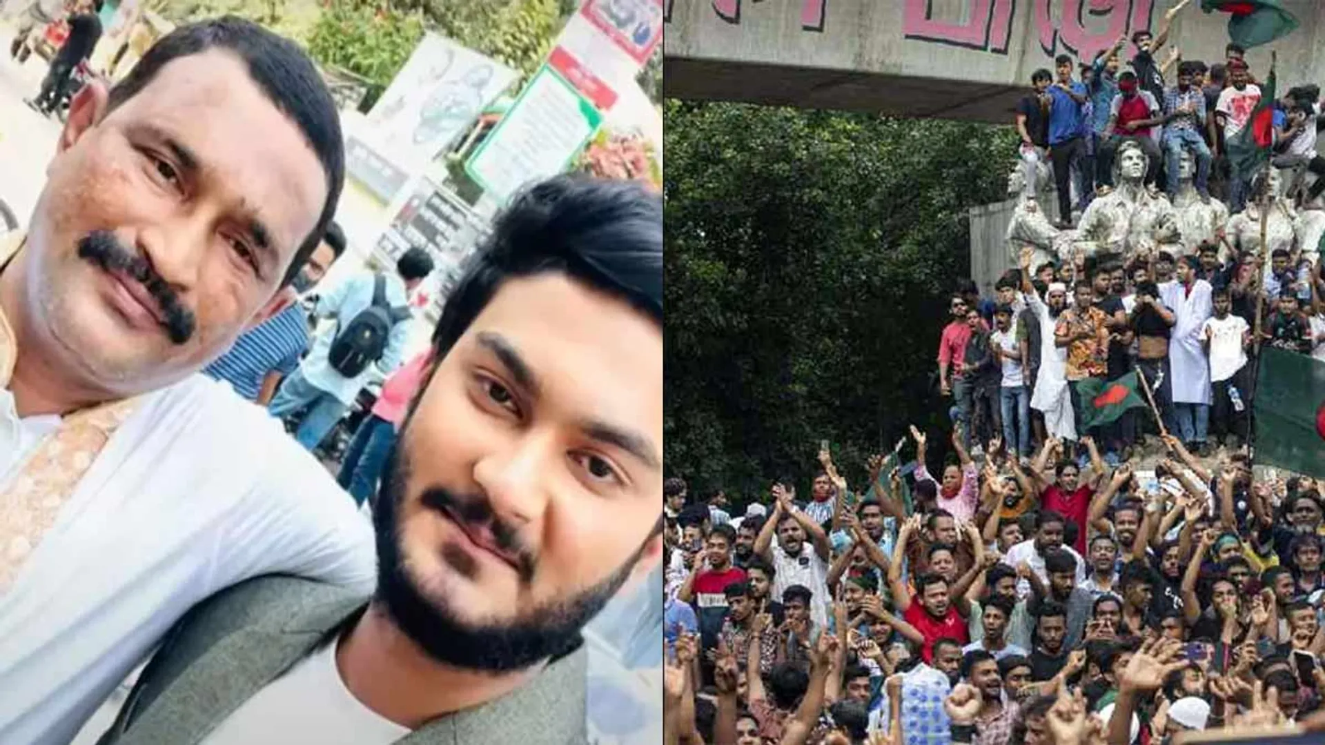 Bangladesh violence; Actors were beaten