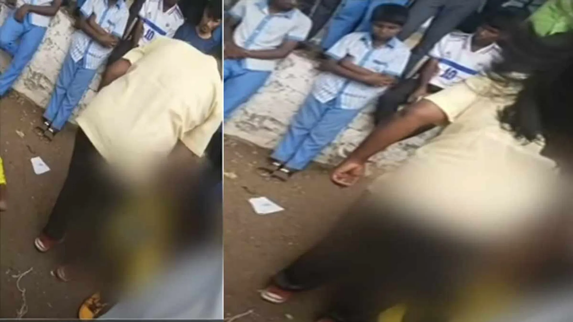 Physical education teacher who attacked students who did not play well; CCTV footage goes viral