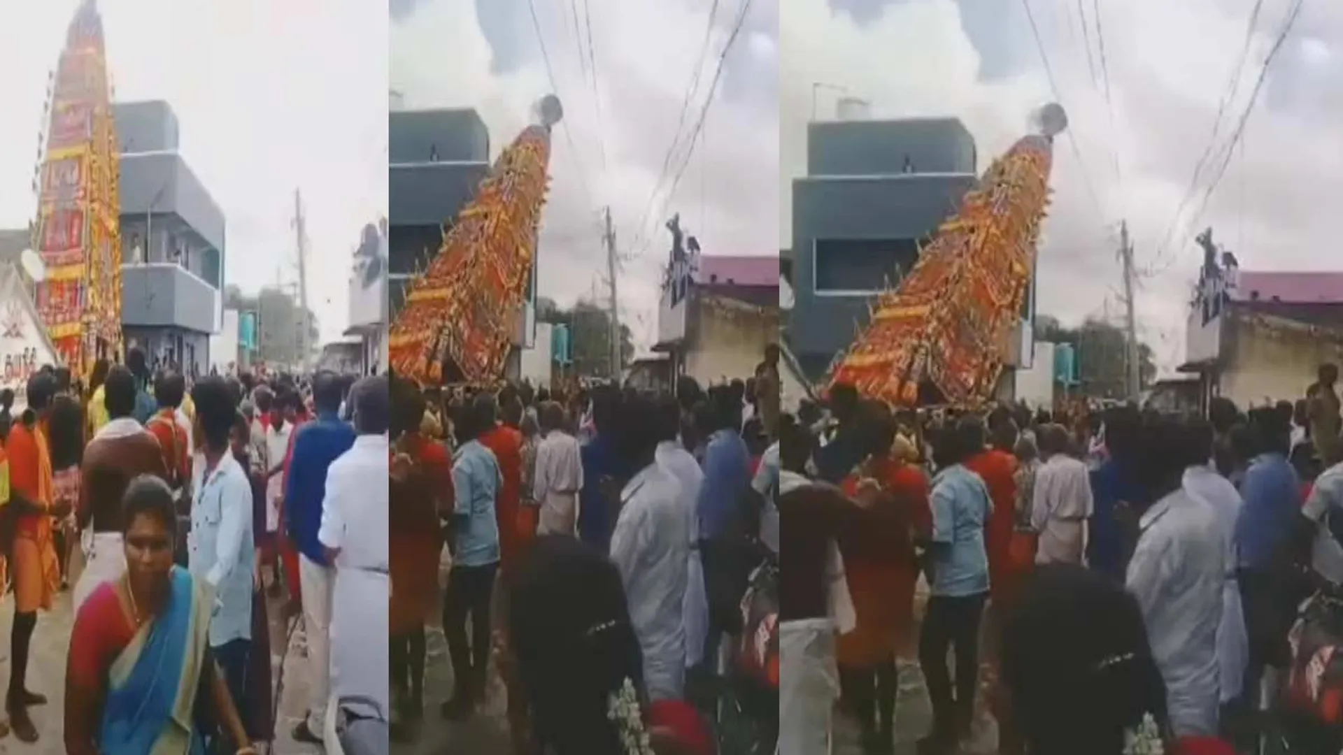 Gallows overturned accident