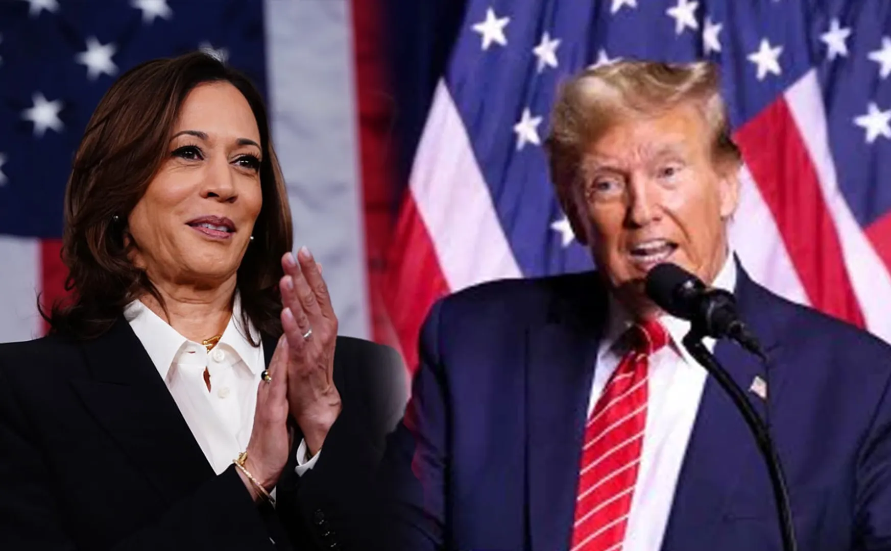 Trump mocks Kamala Harris