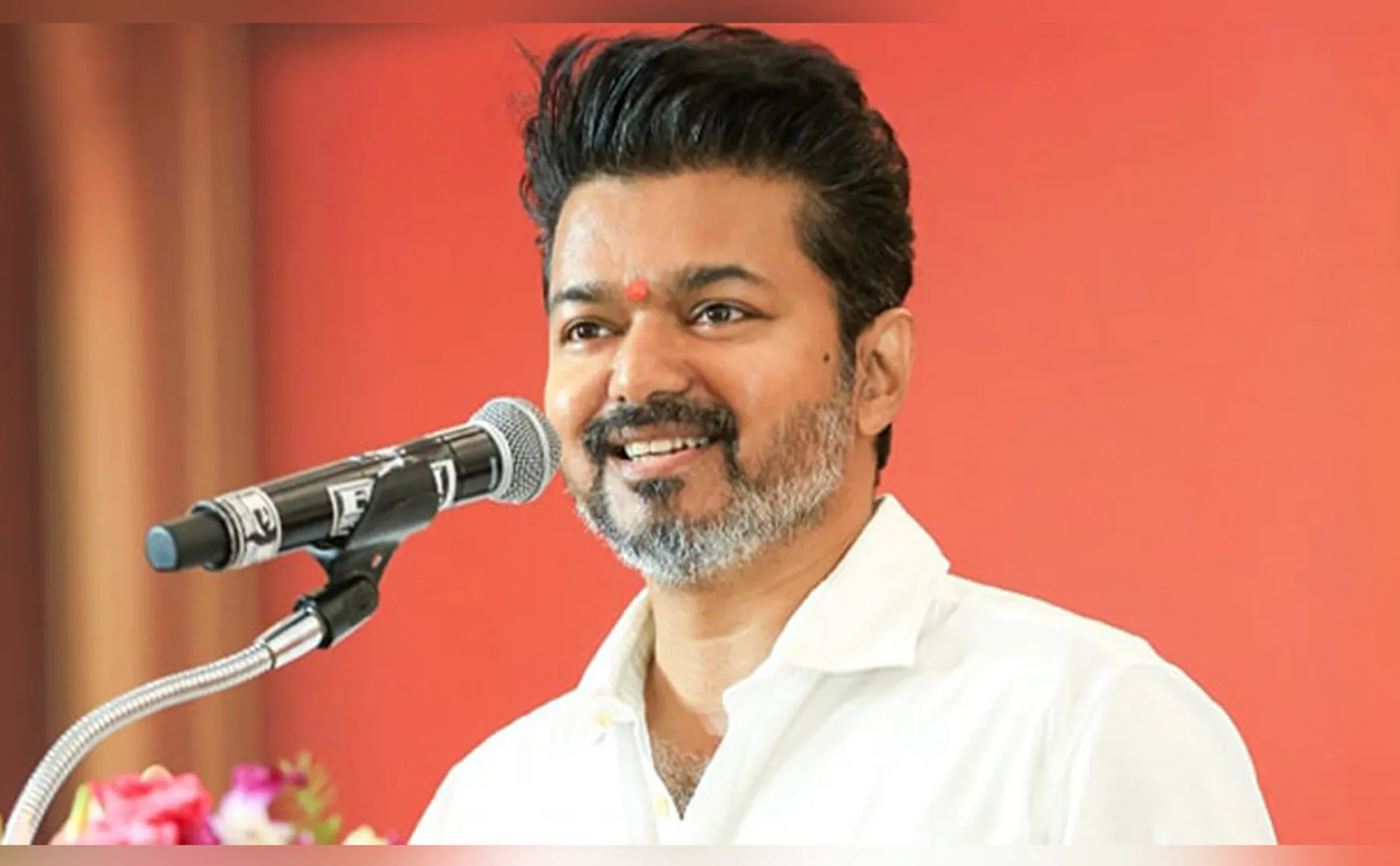 vijay hoist tvk flag works are in full swing