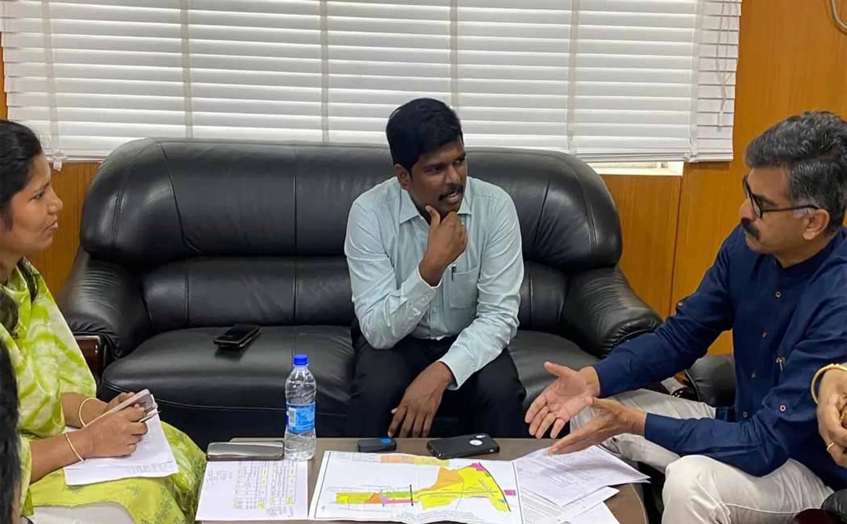 Durai Vaiko MP  Important advice with Trichy District Collector
