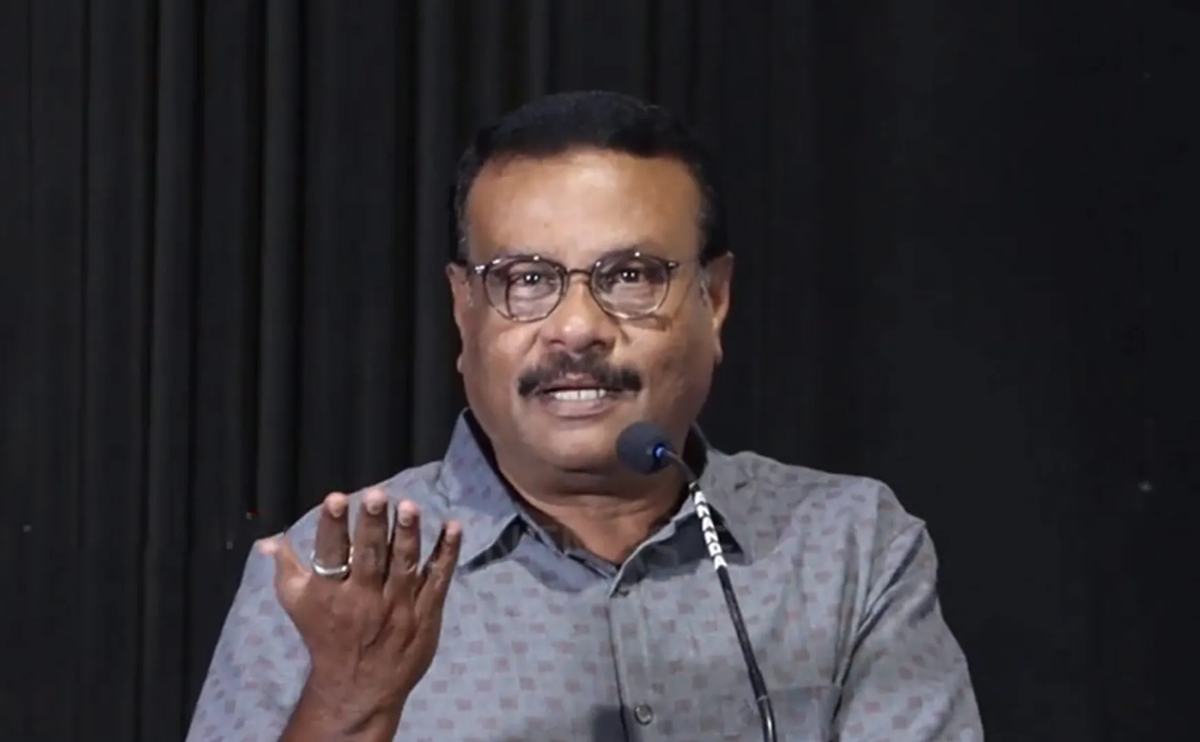 ilavarasu speech at chennai city gangster event