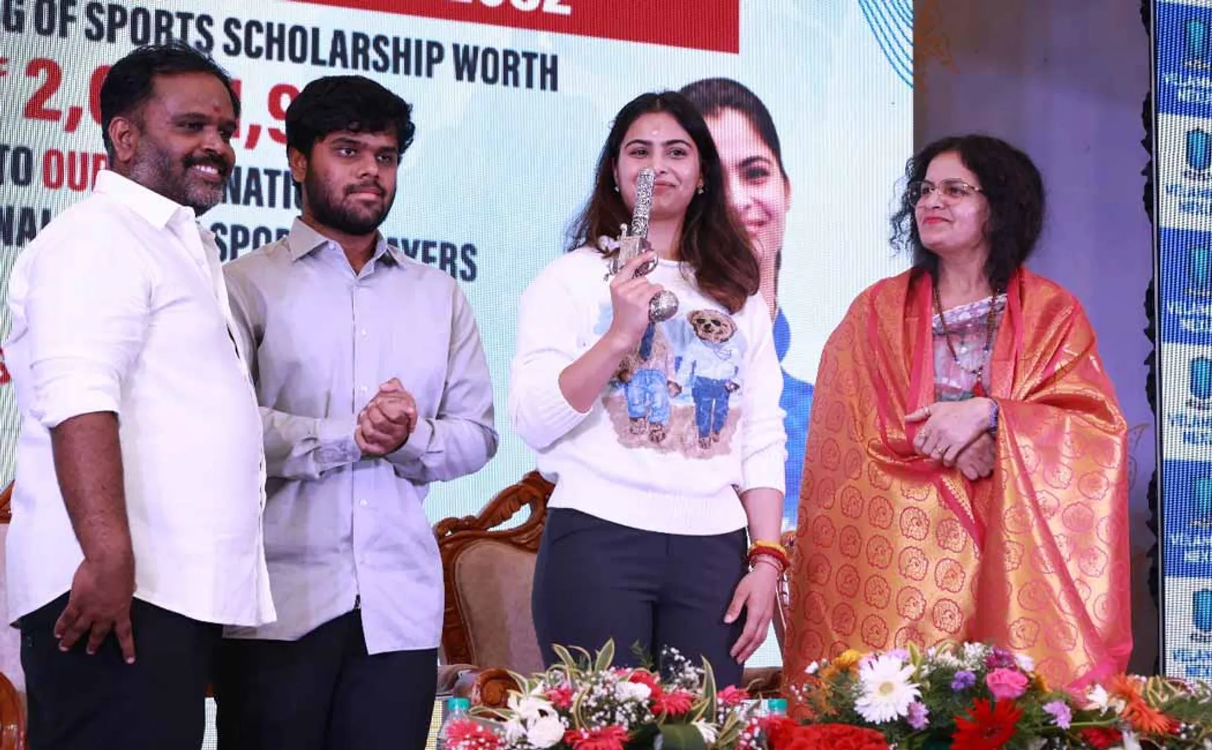 Appreciation ceremony for Manu Bhaker in Chennai