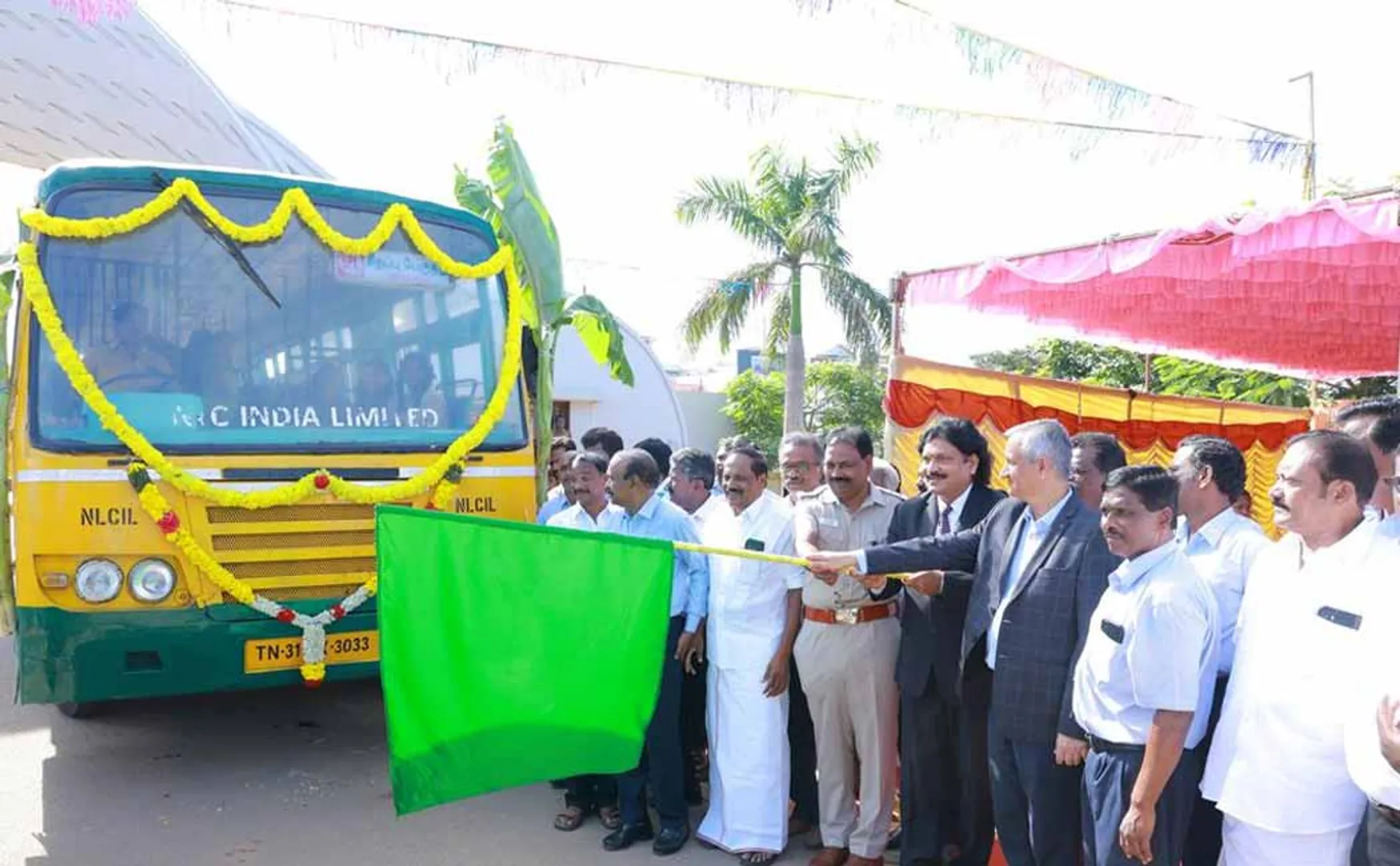 neyveli NLC india provide free bus service to students
