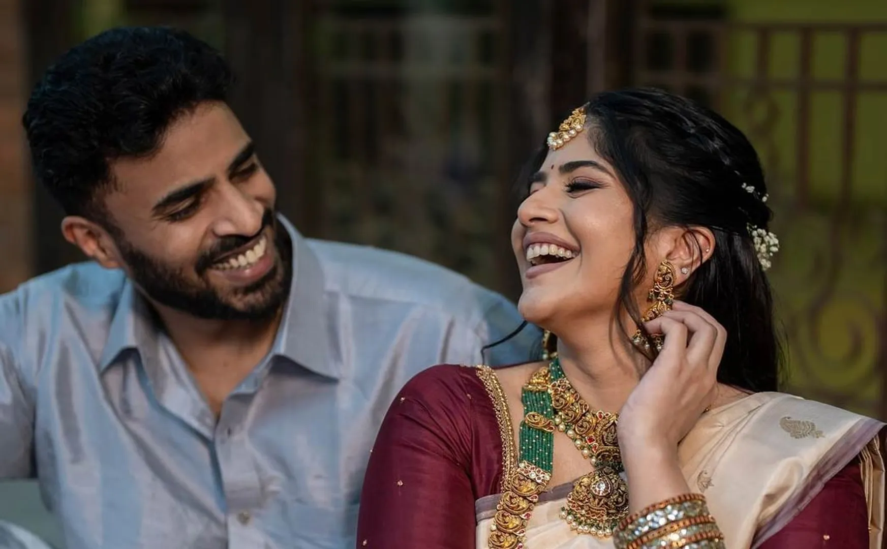 megha akash engagement