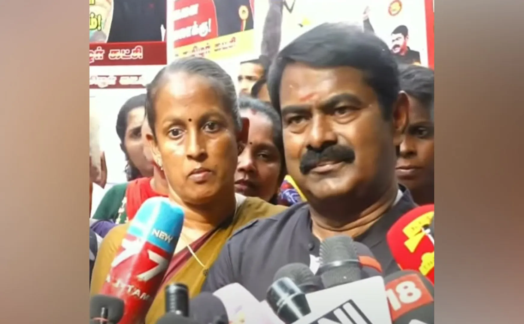 Nam Tamilar Party chief coordinator Seeman talks about Sivaraman incident
