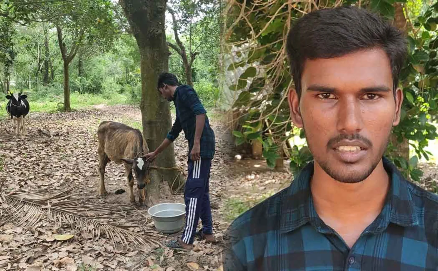 government school student has chosen to study medicine in poverty