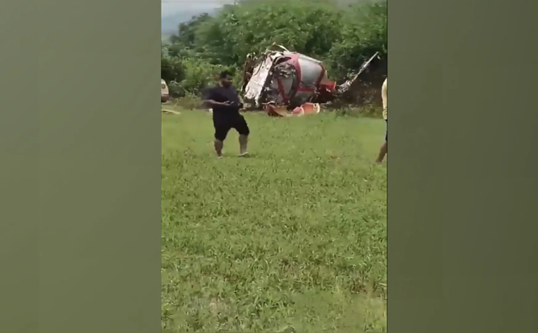 Helicopter in an accident in pune
