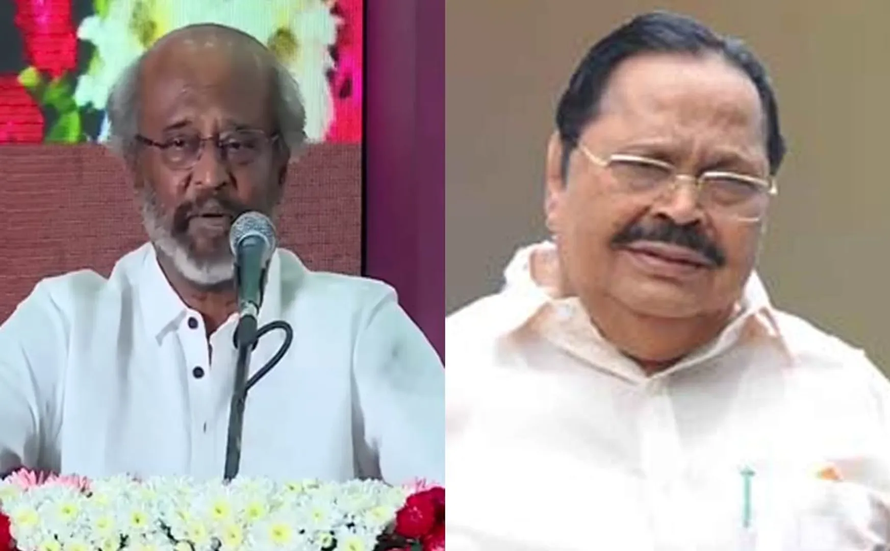 Minister Duraimurugan comments on Rajini's speech