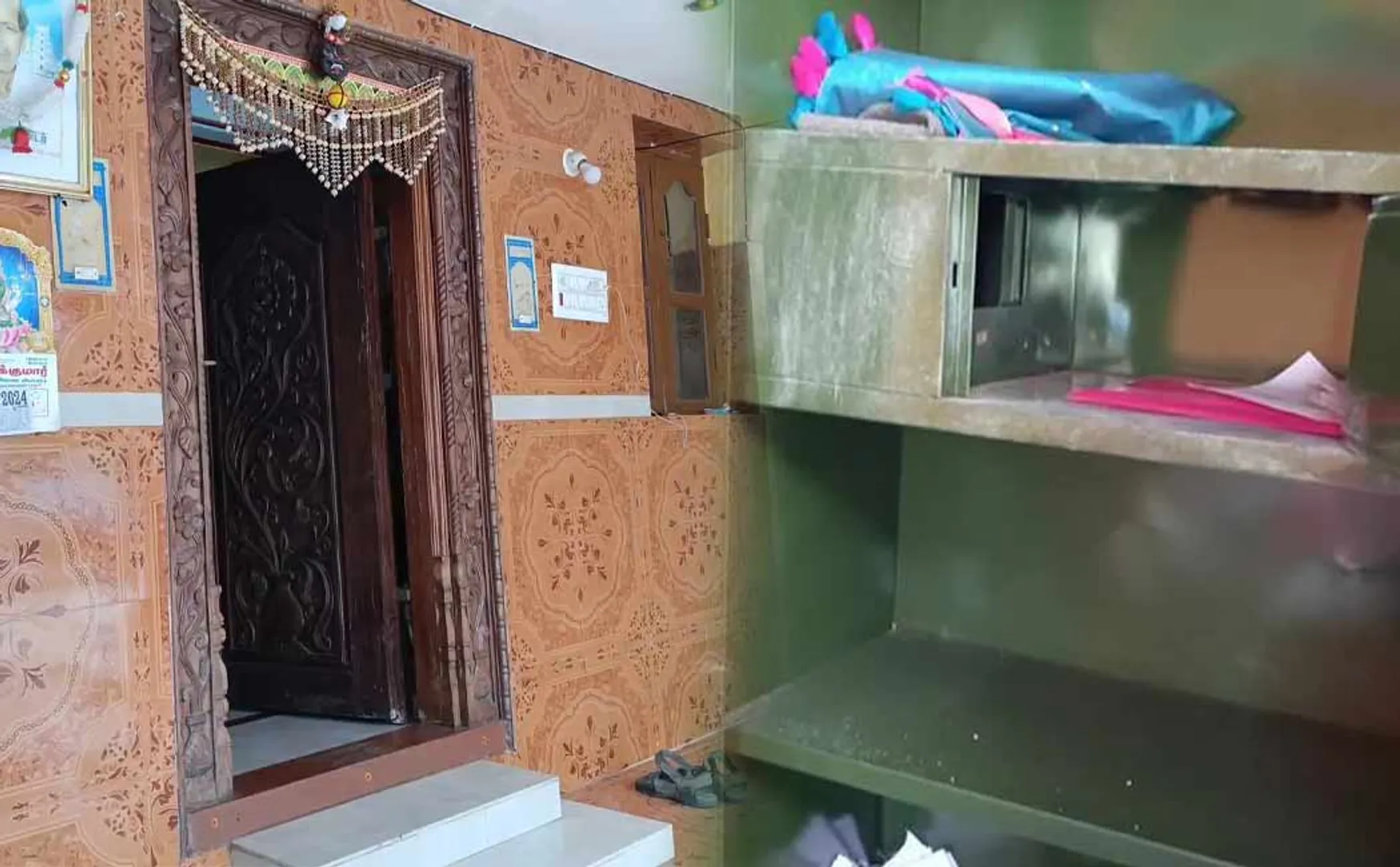 gang robbed the house by diverting the CCTV camera 