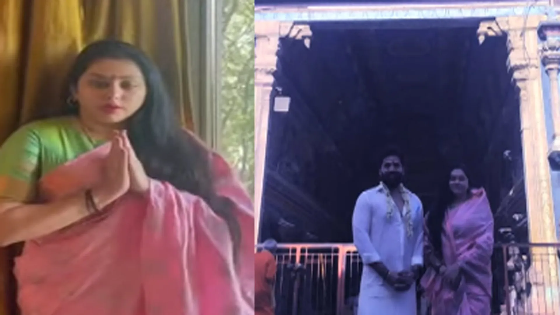 Actress Namitha complains after posting a video