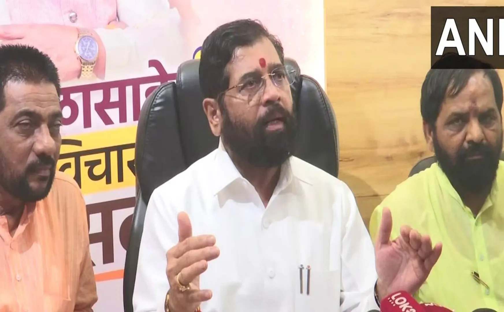 CM Eknath Shinde says We will re-install the statue of Chhatrapati Shivaji at the same place