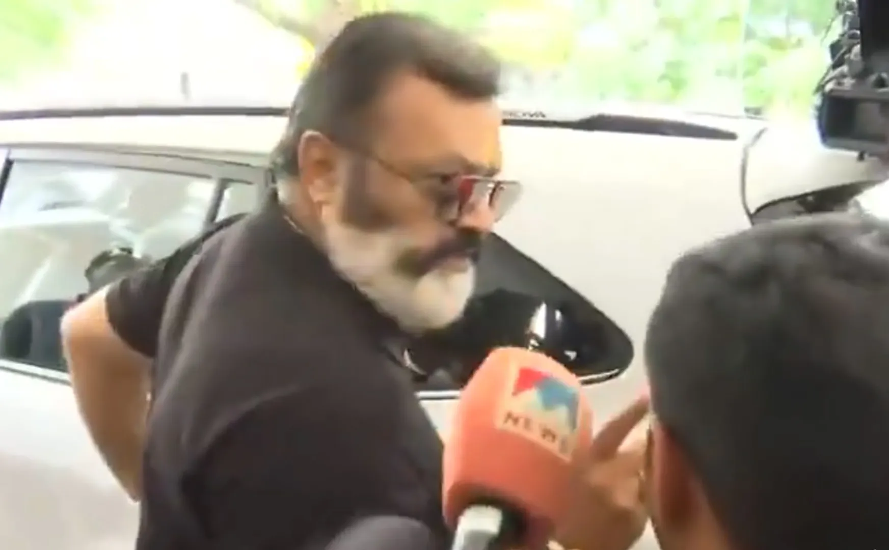 suresh gopi beat journalist regards hema commission issue