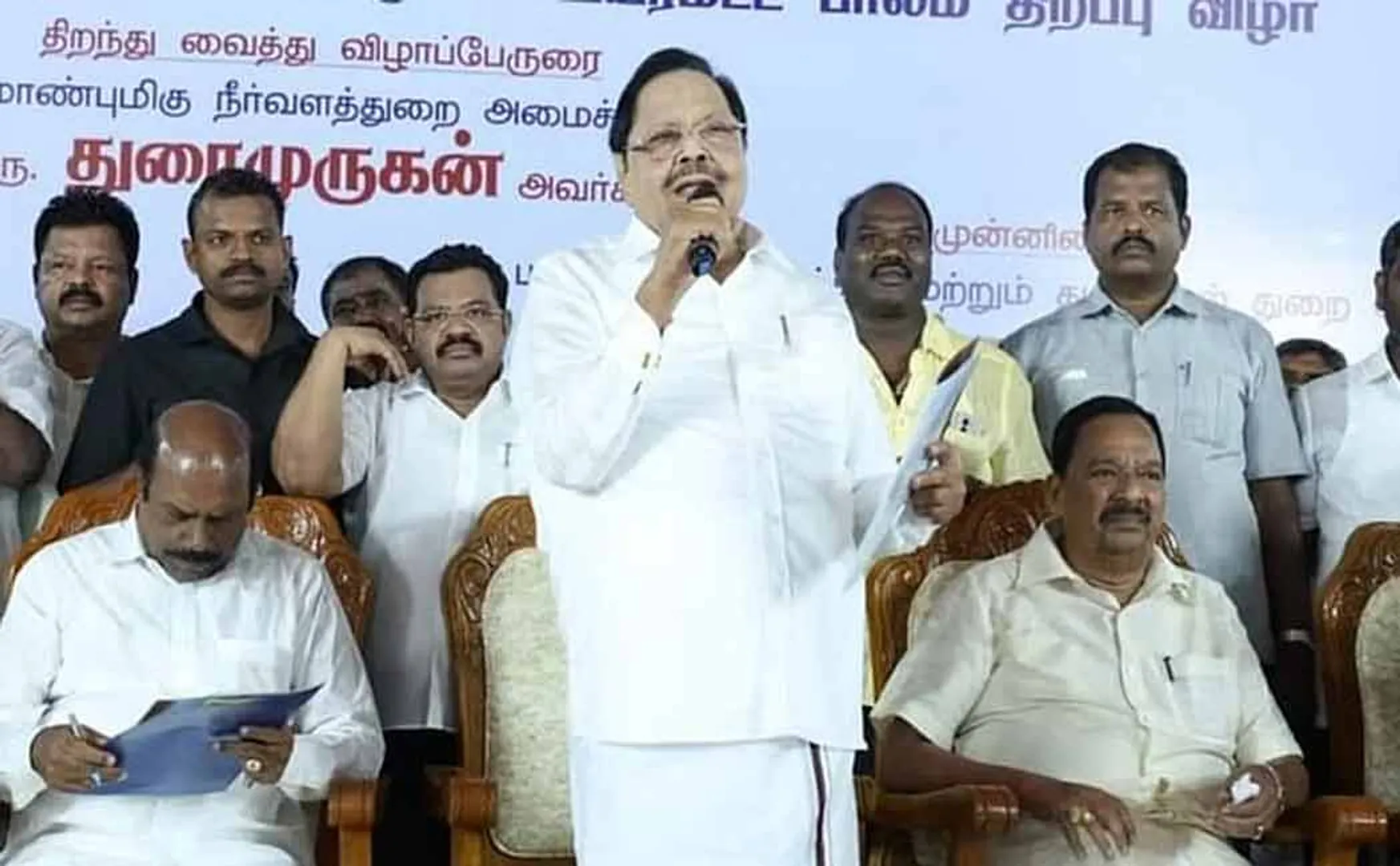  Minister Duraimurugan  speech in katpadi
