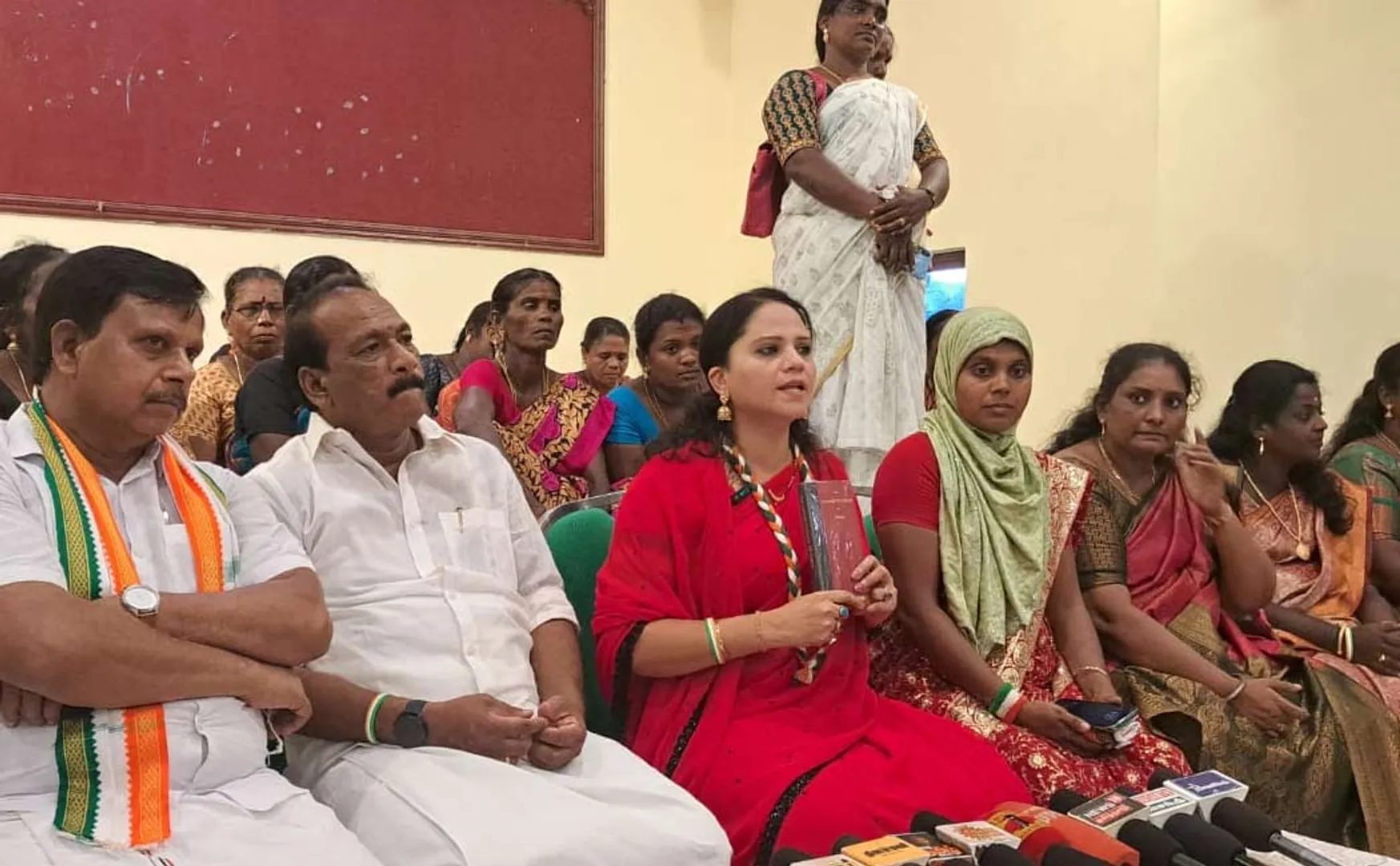 Mahila Congress state president participation Mahila Congress rally in Chidambaram; 