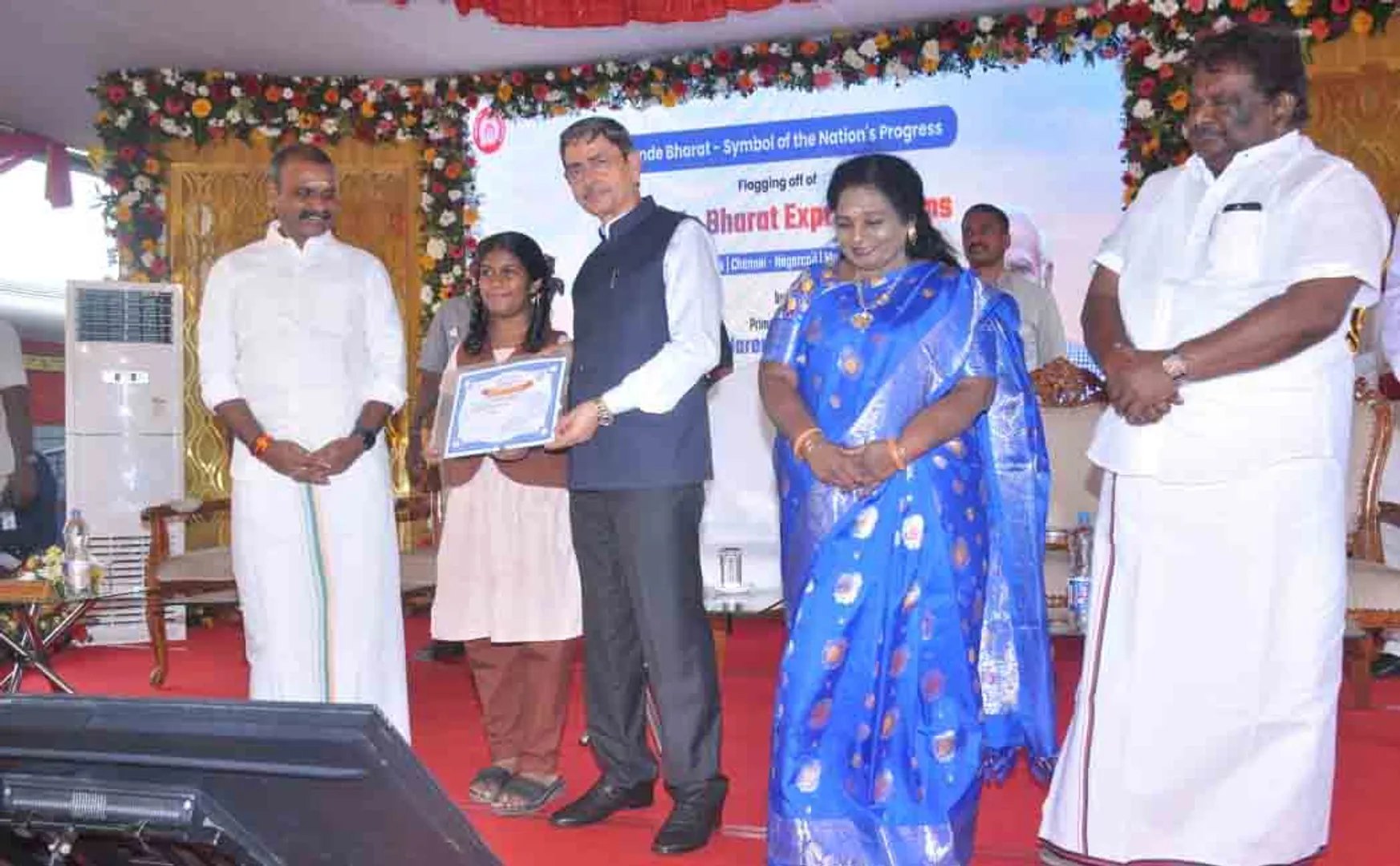  Inauguration of Vandebharat train