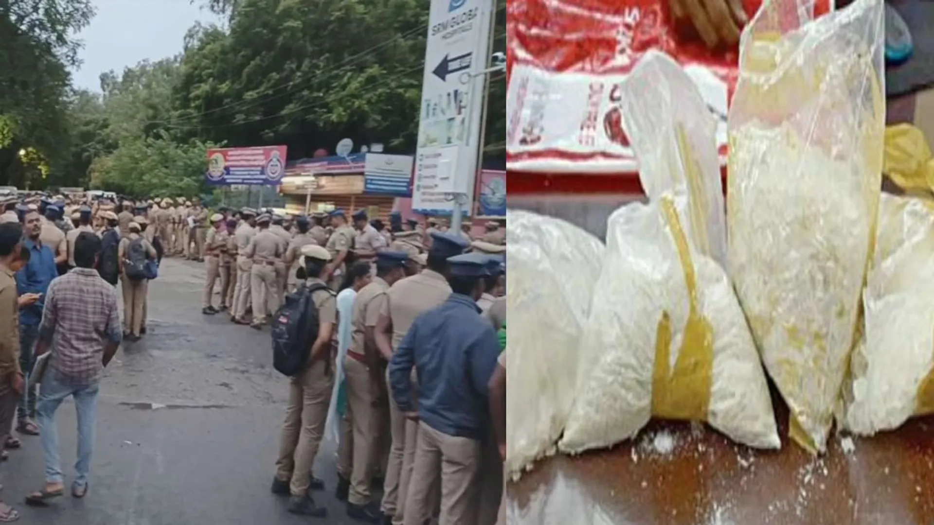 Drugs worth Rs 50 crore; There is excitement in Potheri