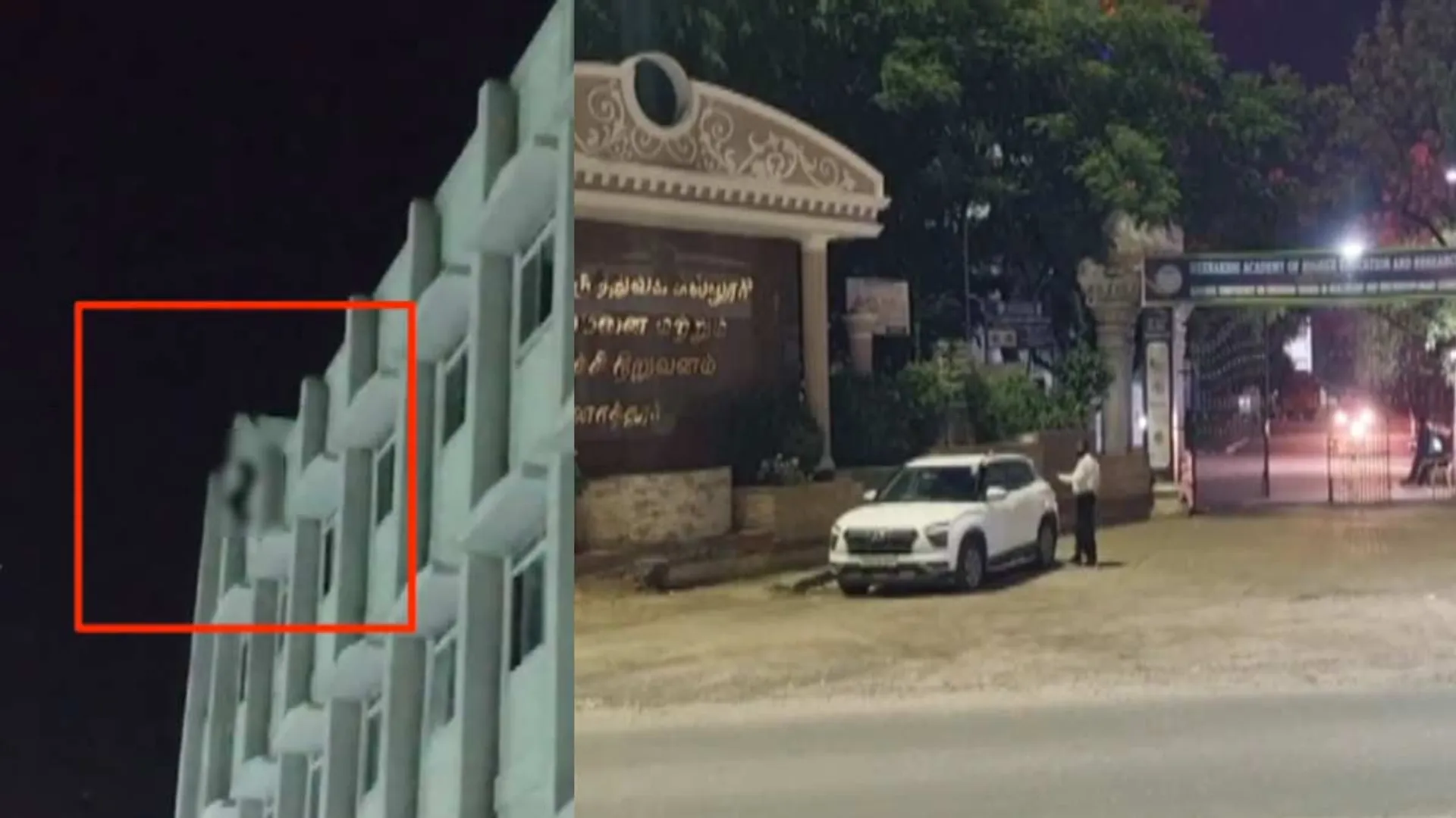 Medical student  by jumping from 5th floor; A viral video