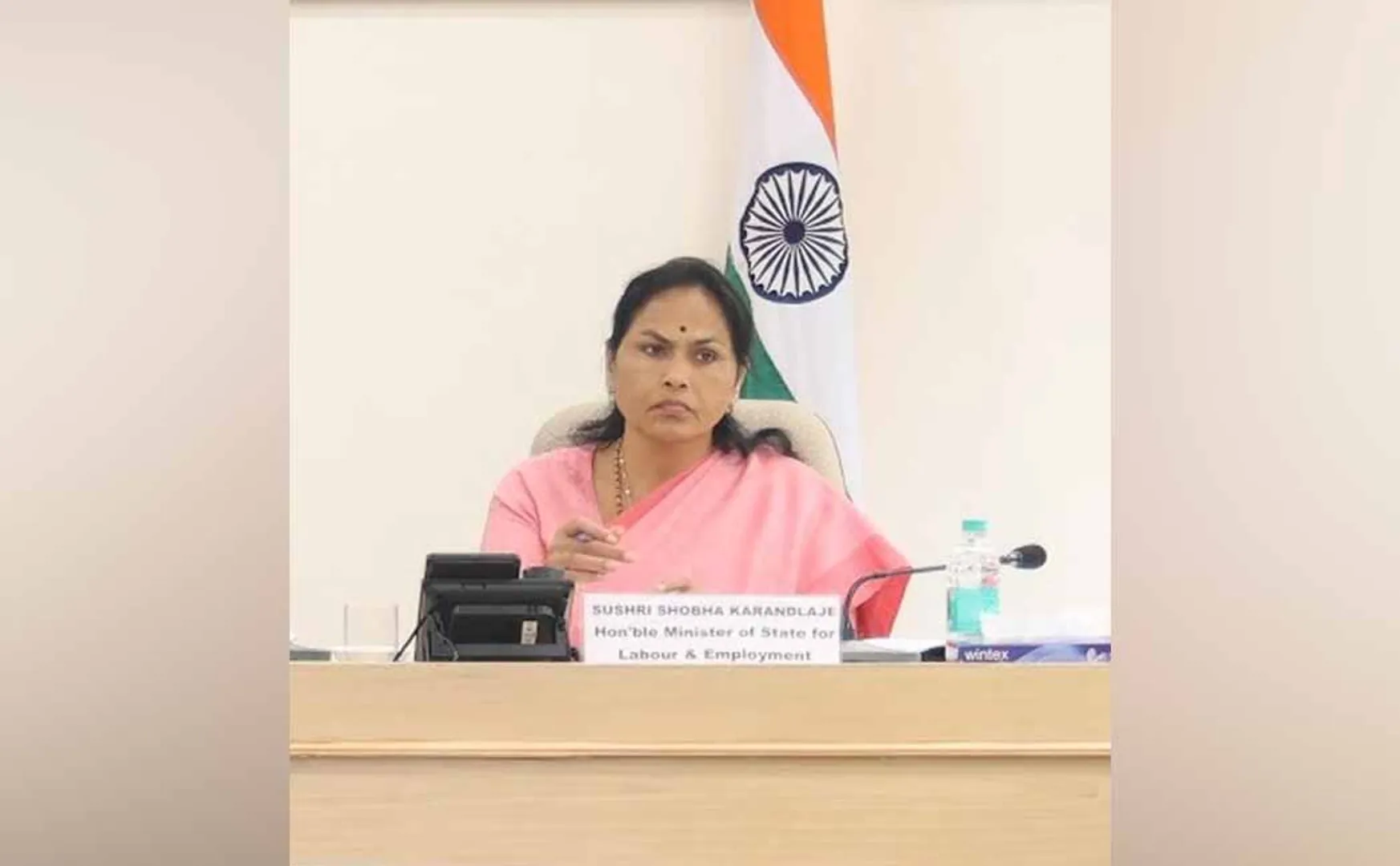 Central Minister Shobha Karandlaje  apologized to the people of Tamil Nadu