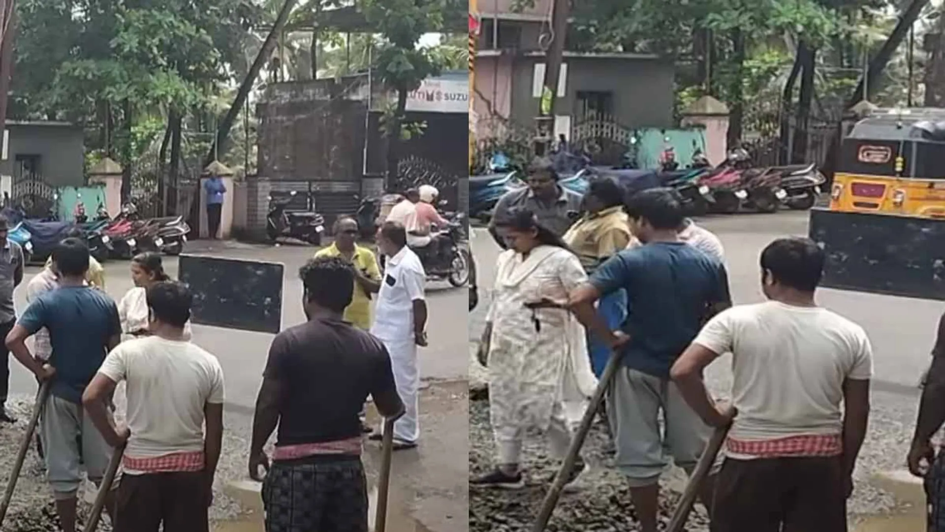  Let the road be bumpy and potholed'-woman MLA who stopped the works