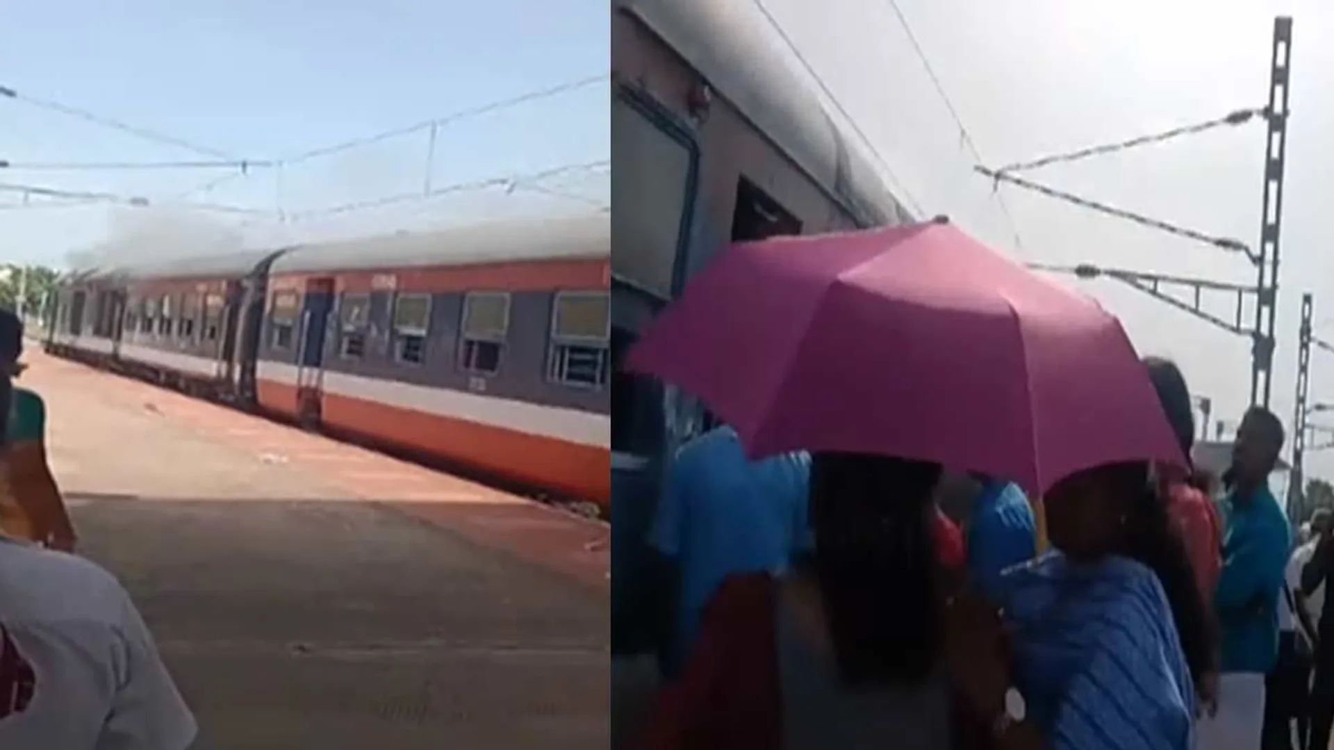 Passenger train fire in trichy