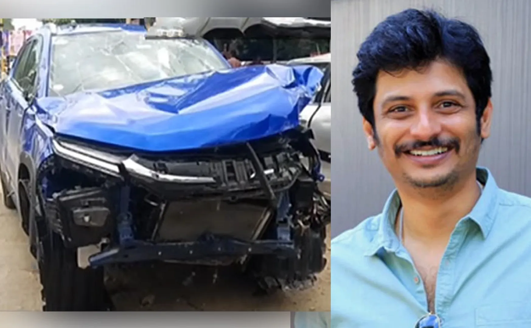 jiiva car accident in salem