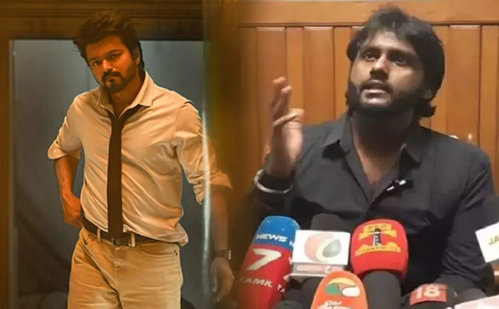 vijaya prabhakaran about the goat vijayakanth ai scene ciriticism 