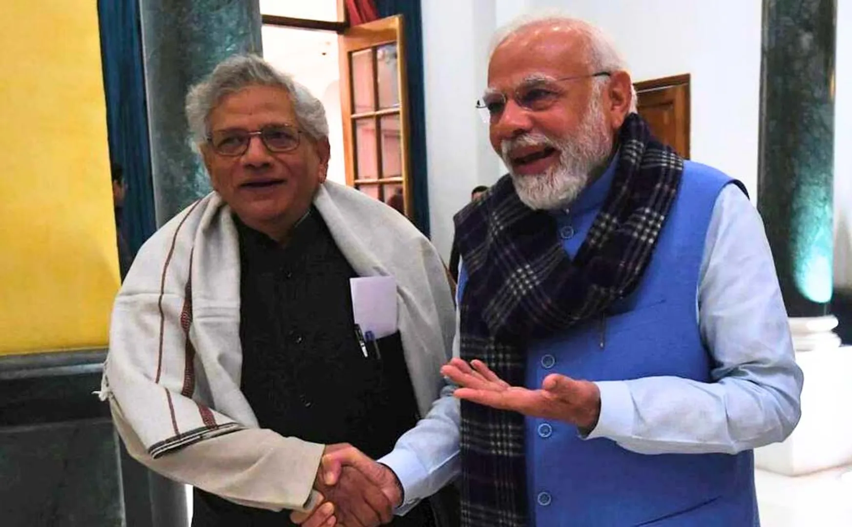 PM Modi Condolences to Sitaram Yechury