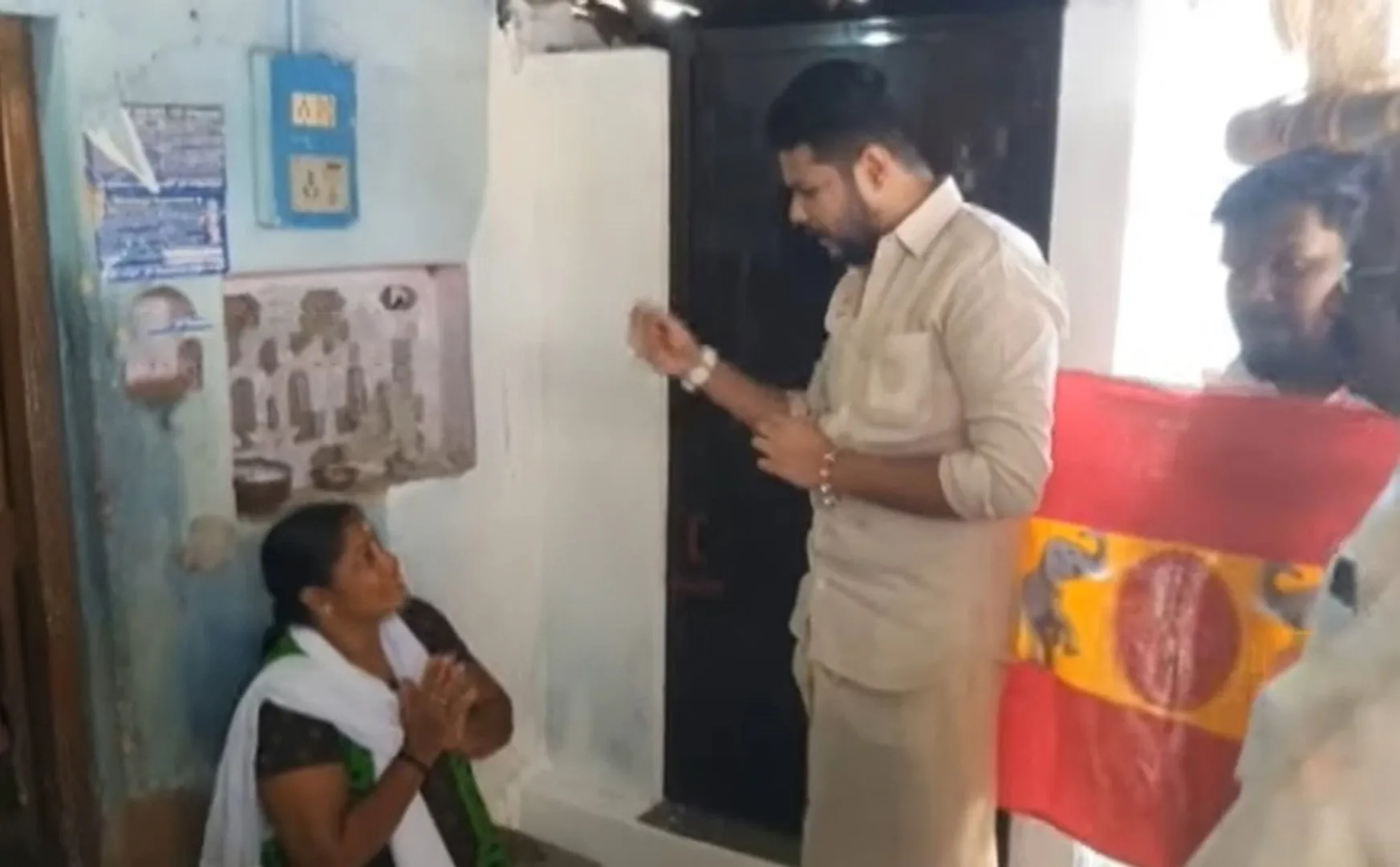 vijay tvk members helped physically challenged women