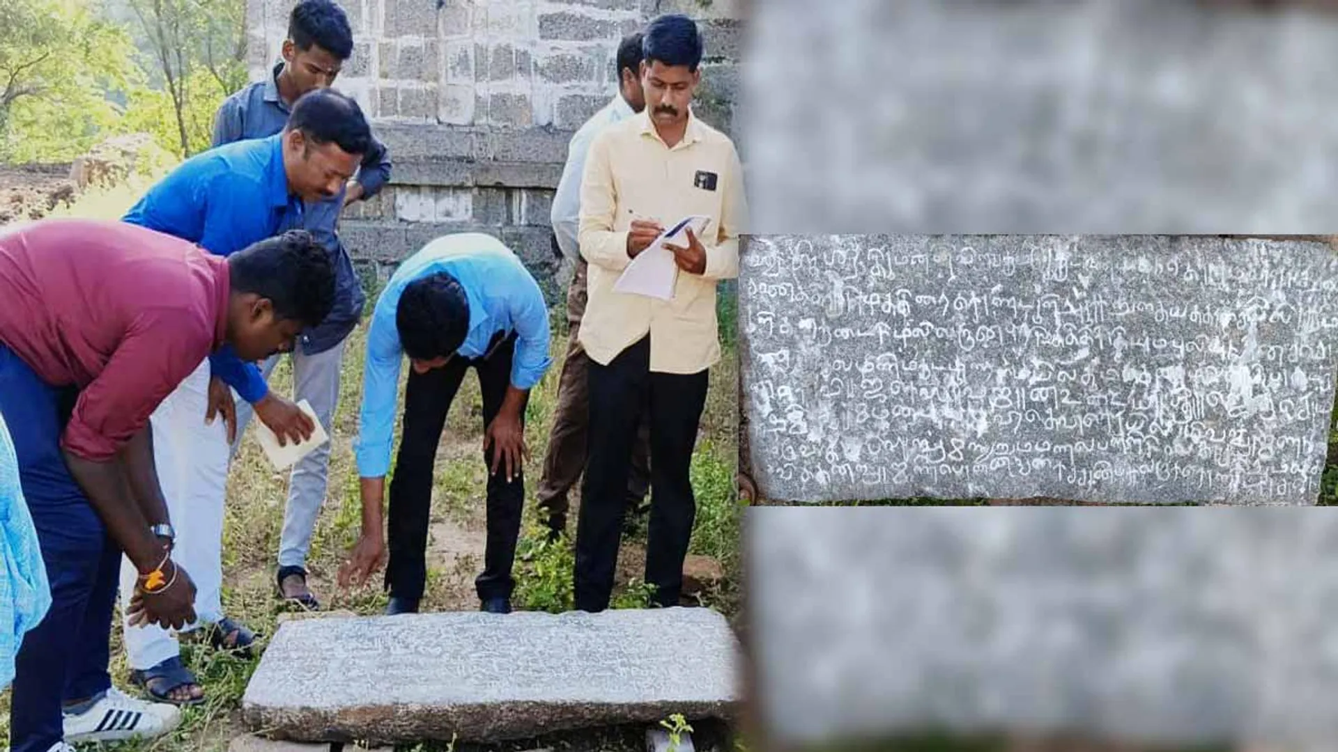 The discovery of the inscription of the first Kulothunga Chola!