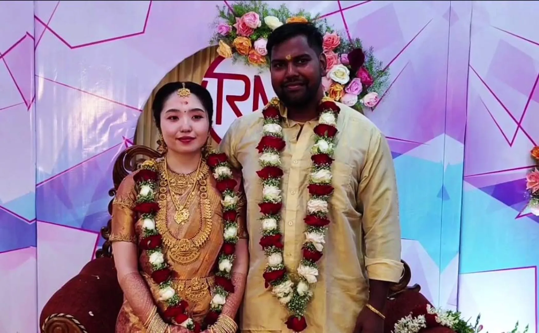 Thiruvallur youth fell in love with a Japanese woman and married