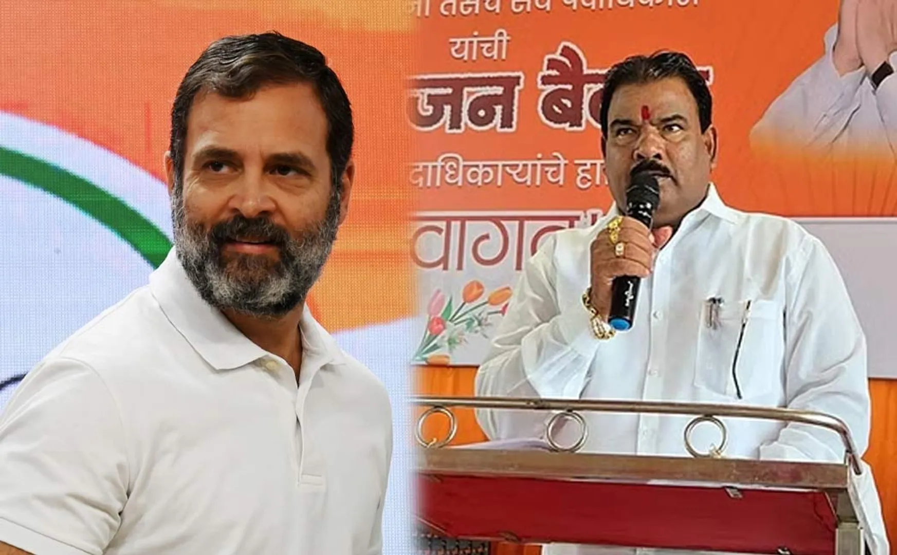 MLA  Sanjay Gaikwad said Rs 11 lakh for those who bit Rahul gandhi tongue