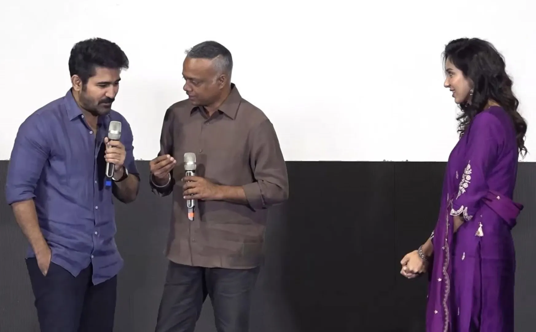 vijay antony gautham menon makes fun at hitler audio launch