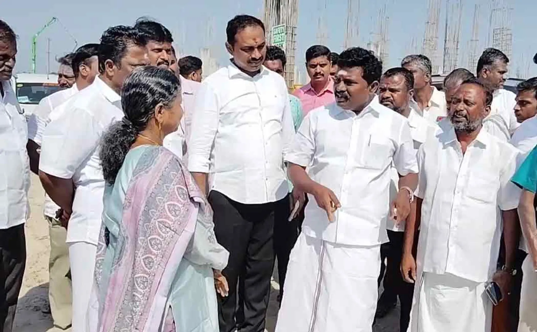 AIADMK MLA ignored in foundation ceremony  government officials barrage of questions
