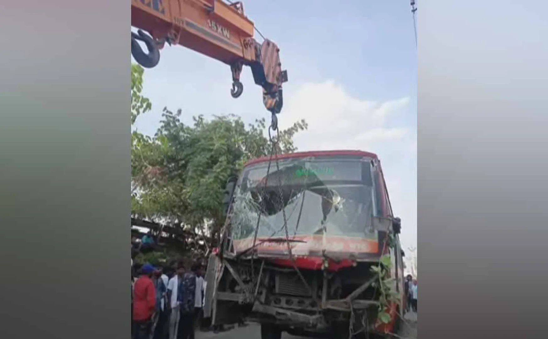 Chennai city bus incident at Maduravayal Bypass