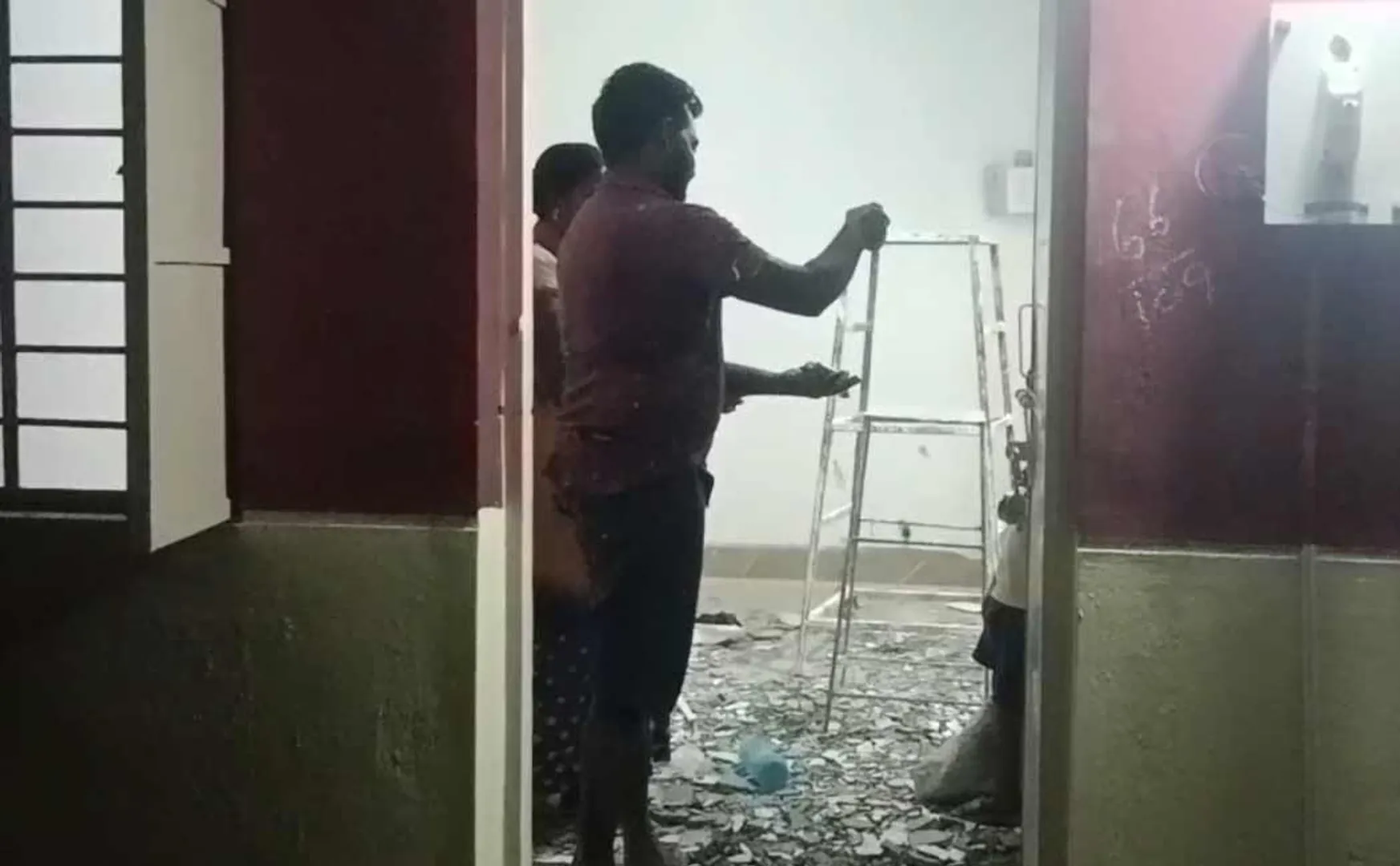  roof of the houses built by the government collapsed within 15 days!