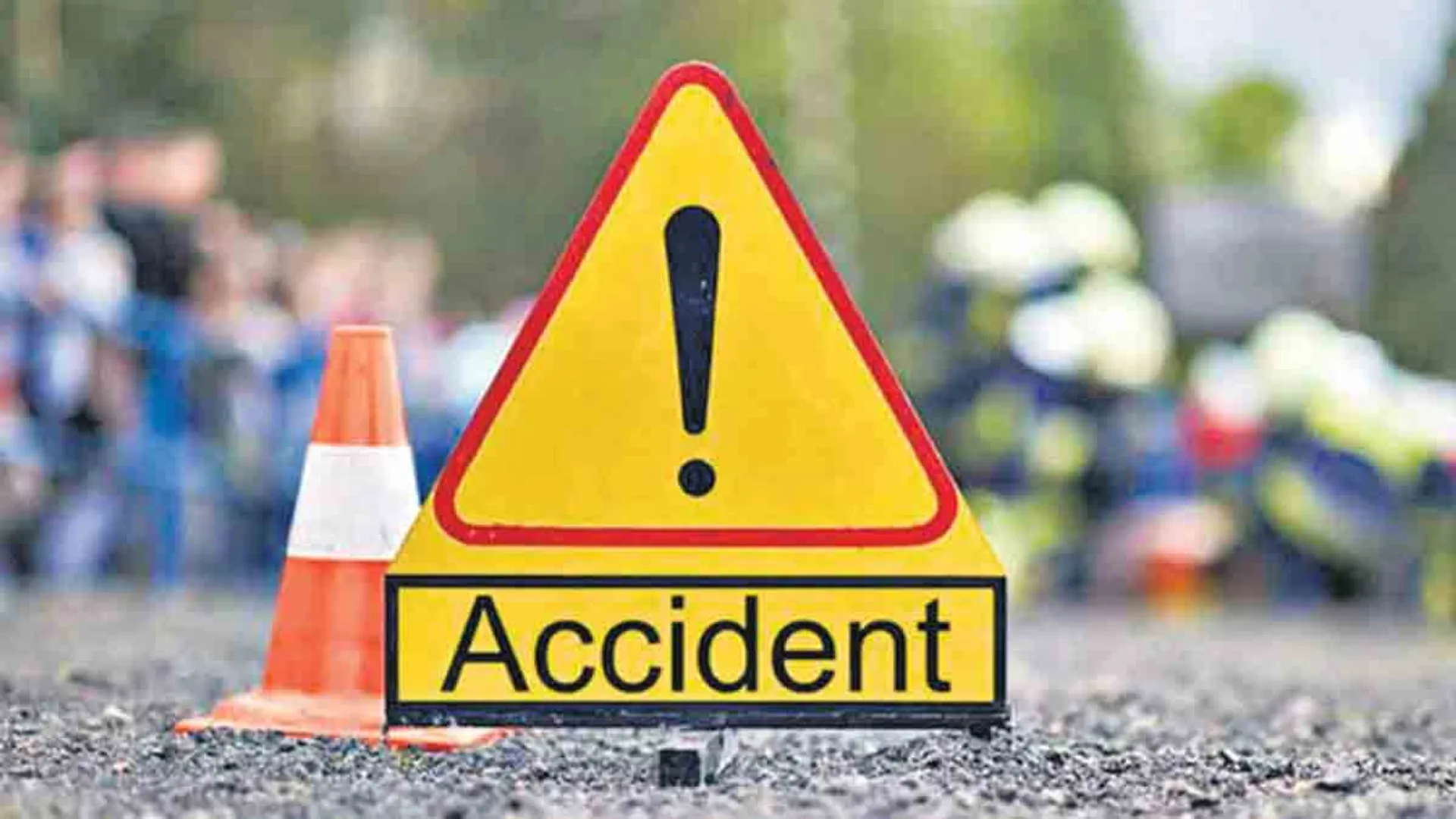 vehicle collided with an accident;  Tragedy of two victims